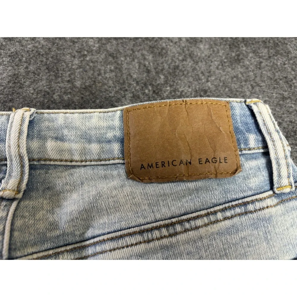 Men's American Eagle AirFlex+ Temp Tech Distressed Jeans Light Wash 28x30. ‎ A10